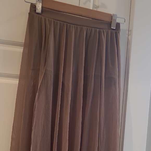 Balera LC dance Skirt. Taupe. - Picture 1 of 6